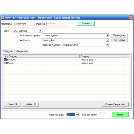 ARC2000 software for AOR SR2000A download